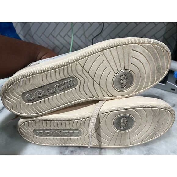 Coach Clip Low Top Sneaker Chalk size 8.5 M - Picture 12 of 12